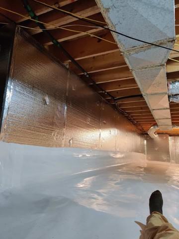 Crawl Space Wall Insulation