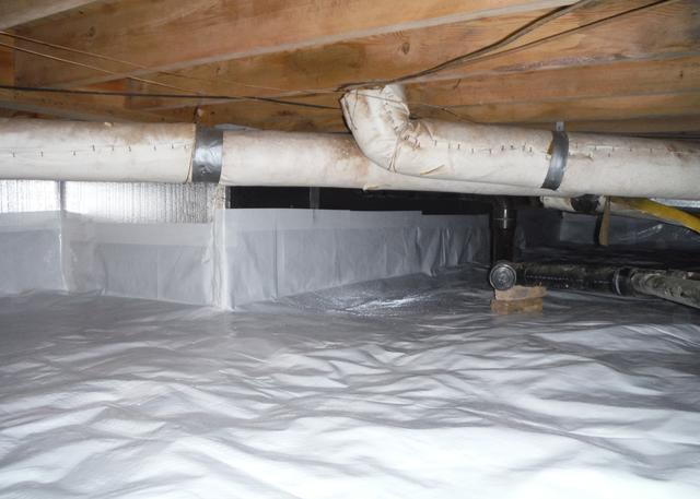 Reducing Moisture in the crawl space