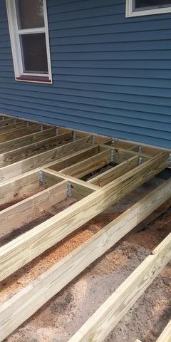 Start of the deck