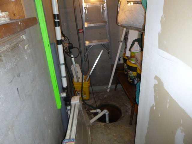 Existing Sump Pump