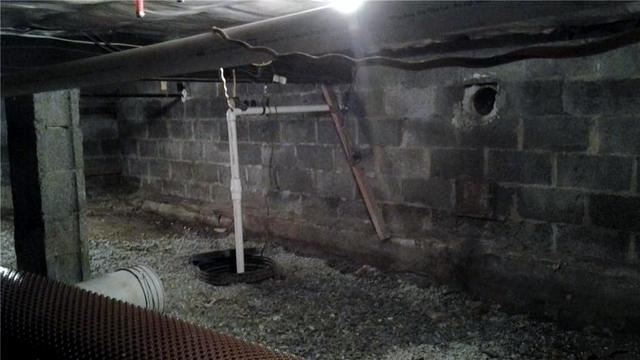Damp Crawl Space