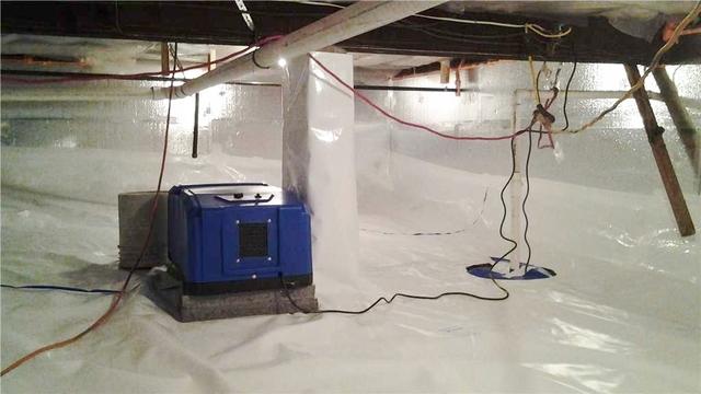 <p>The SaniDry CX is a specially designed dehumidification system that fits in tight spaces like a crawl space. It will keep the air in the crawl space fresh and clean.</p>