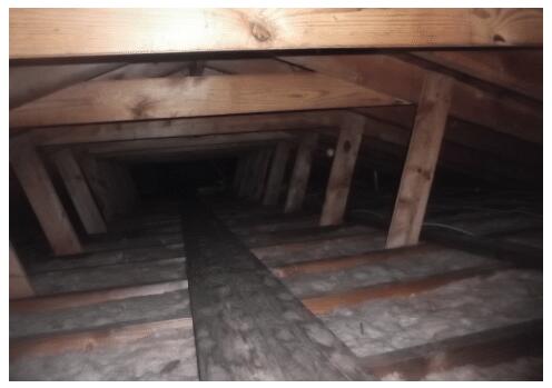 Attic in Bethlehem, CT