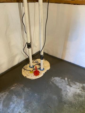 DoubleSafe™ Sump Pump Installed