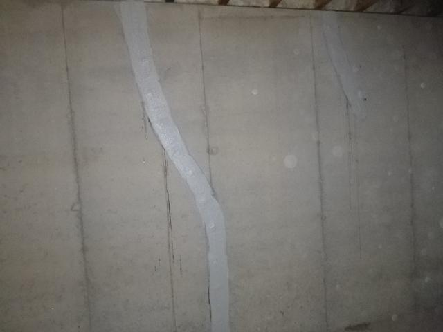 This is a finished two step, Epoxy Crack Injection