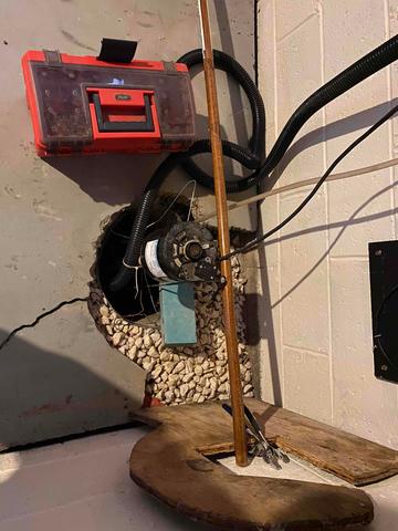 Old sump pump