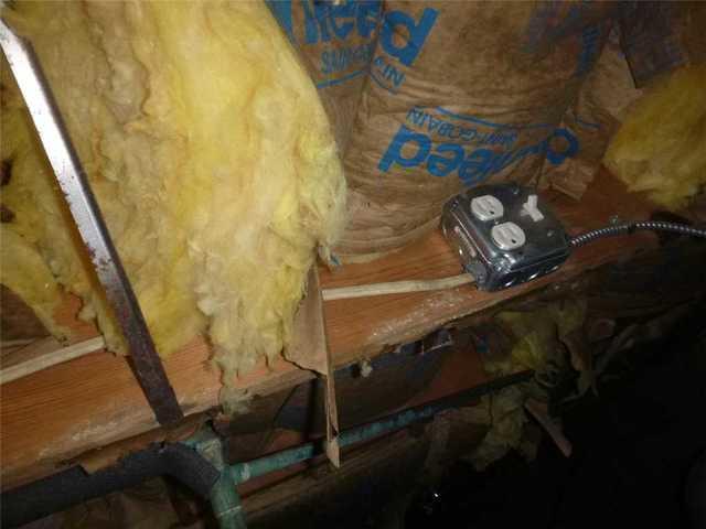 Sagging Insulation