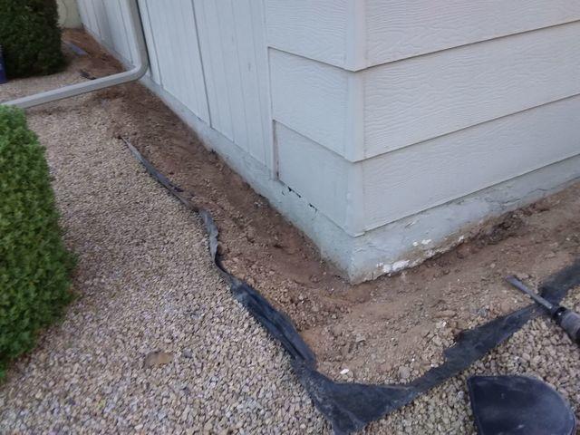 Stem Wall Repair - Before