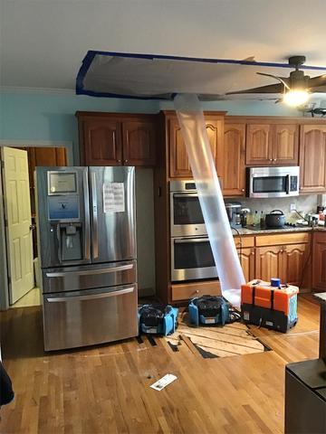 Containment and ceiling drying