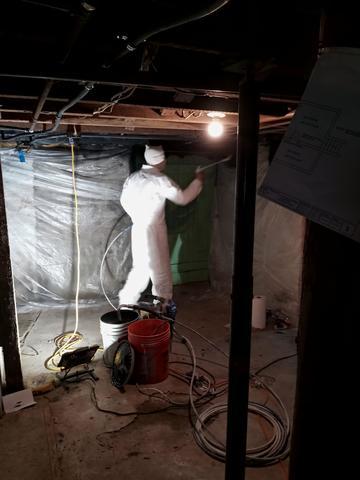 Making A Basement Office In Derby, NY