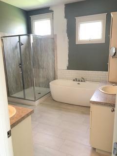 Free Standing Shower Install in Grand Ledge