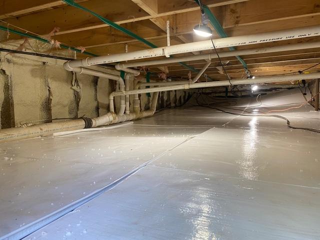 TerraBlock™ Installed in Minong, WI Crawlspace