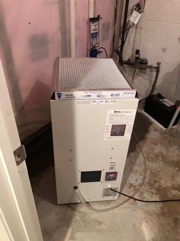 SaniDry XP Upright Dehumidifier Installation