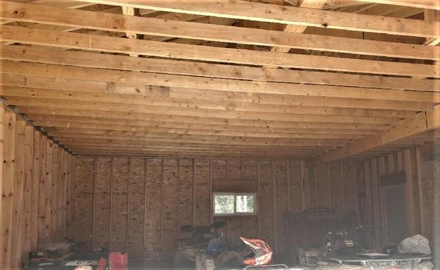 Virginia, MN Garage is Built and Needs Insulating