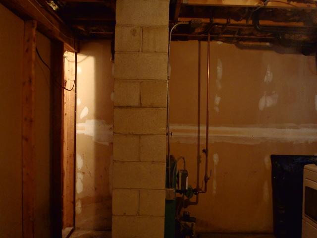 Old walling.