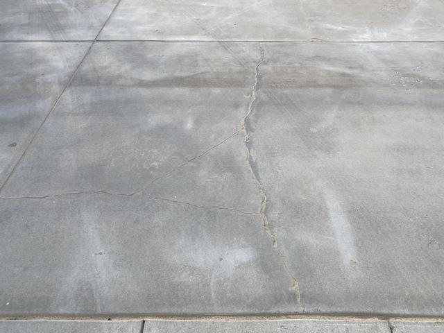 Concrete repaired with PolyLevel and NexusPro.