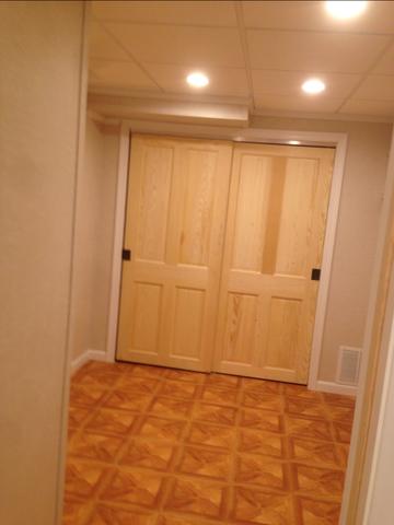 After photo of doors.