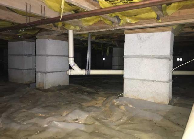 Before Photos of Crawl Space