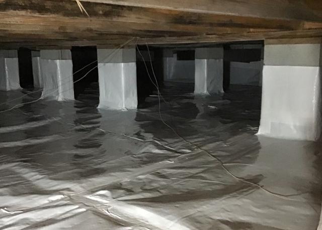 The CleanSpace Encapsulation System makes the crawl space a useful part of the home by allowing the crawl space to be transformed into additional storage.