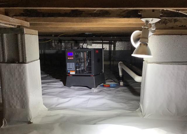 When our crew installs the CleanSpace Encapsulation System they remove the debris out of the crawl space making the area as level as possible for an attractive crawl space.