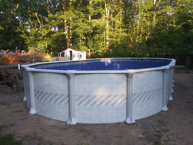 Above Ground Pool Installation in Jackson, NJ Backyard