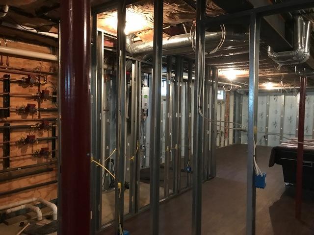 Refinishing A Basement For A Growing Family In Irving, NY