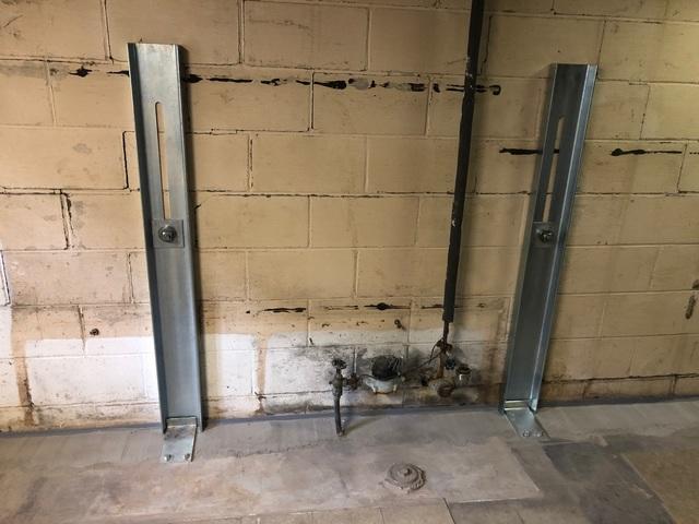 GeoLock™ Wall Anchor System Installed