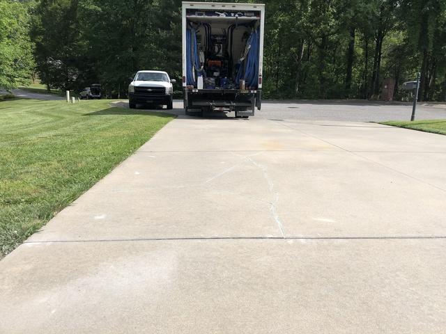 Leveled Concrete Driveway
