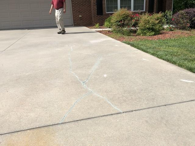 Sealed Driveway Cracks