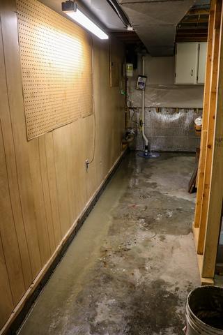 After Basement Waterproofing