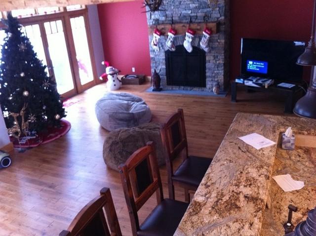 Open Concept Entertaining Area