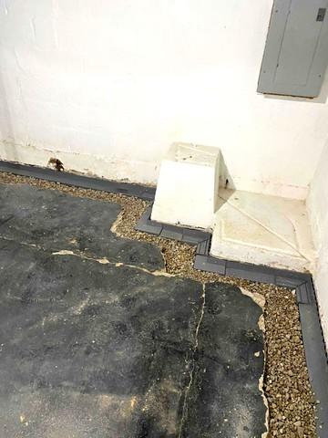 Basement Perimeter Drainage System (During)