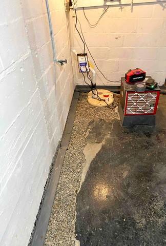 Basement Waterproofing System