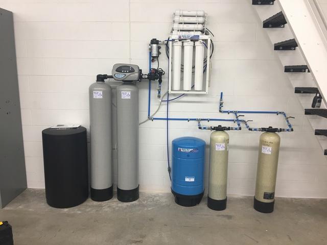 TWIN TANK 45,000 AND A 600 GPD REVERSE OSMOSIS AND DI TANKS