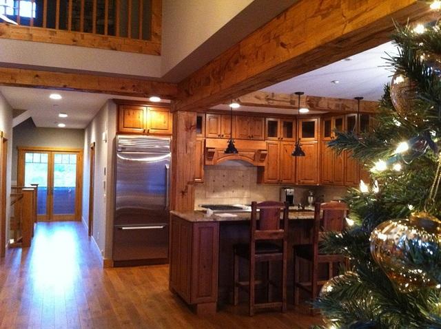 Hallway with Custom Lighting