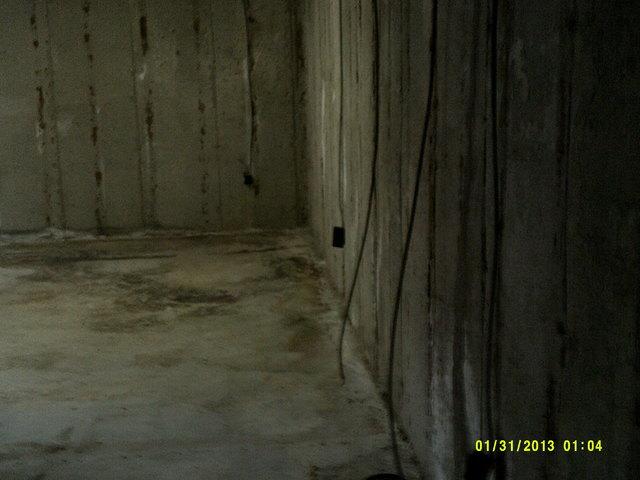 Water damaged floor.