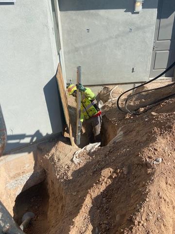 Underpinning a Scottsdale Foundation - Mid Project