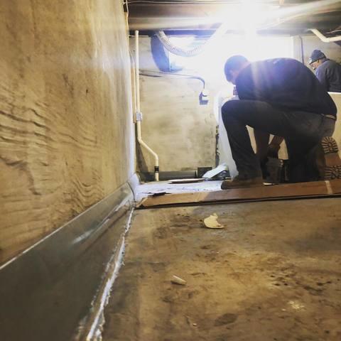 dry track installation