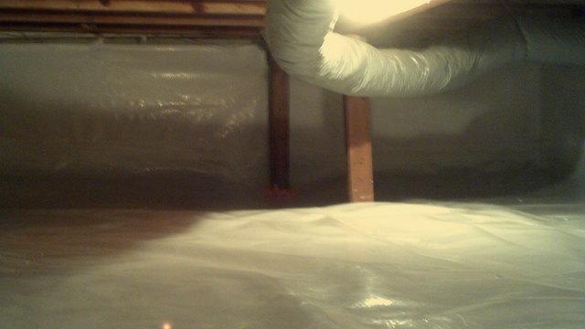 Crawl space.