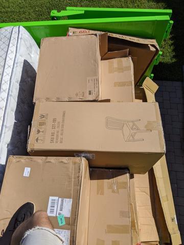 Boxes in the Truck