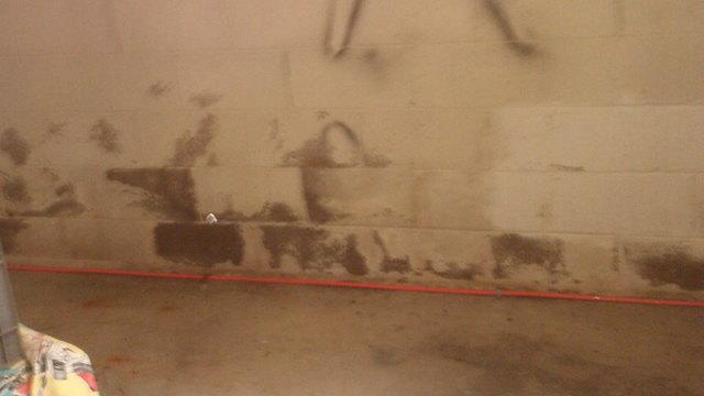 Water damage.
