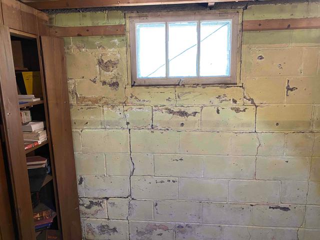 Cracks Follow Window Frame