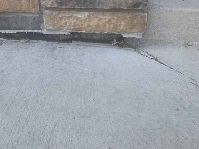 Fallen Concrete next to home