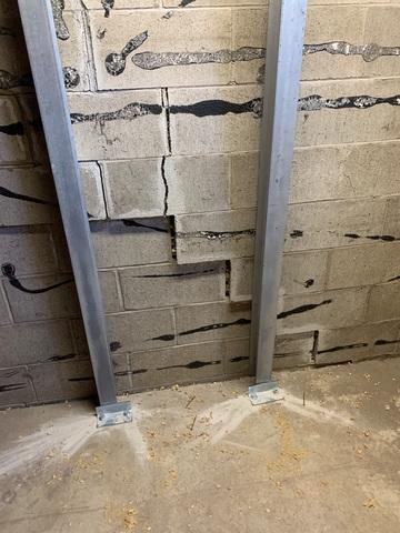 PowerBrace™ Beams Anchored to Concrete