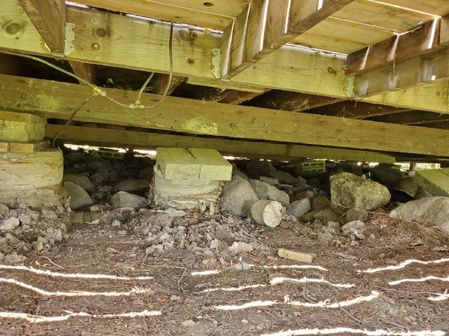 Before Photo - Cinder Block System Fails