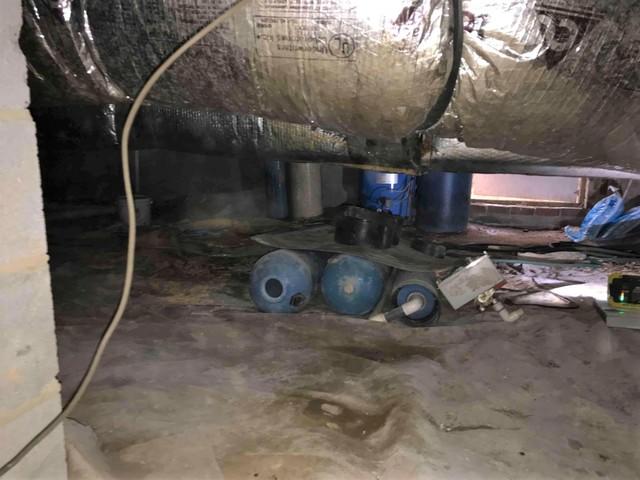 Crawl Space Clutter