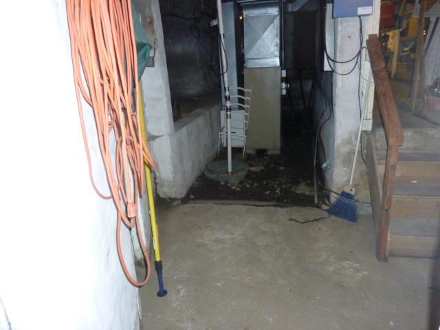 Water damage.
