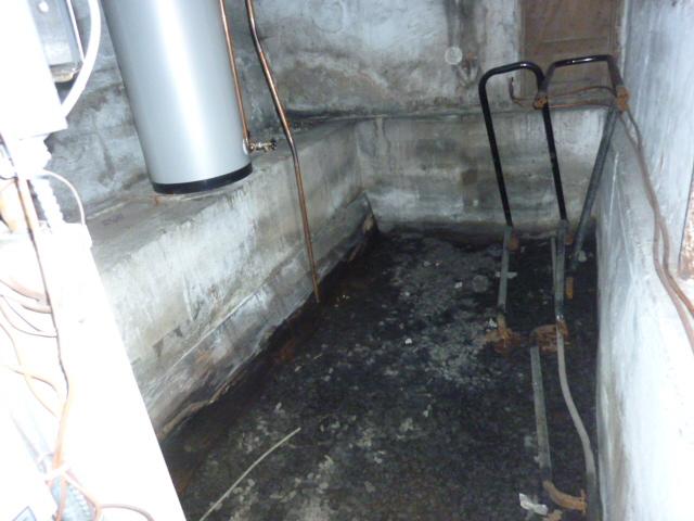 Water damage.