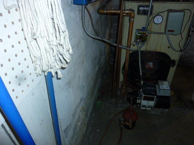 Water damage.