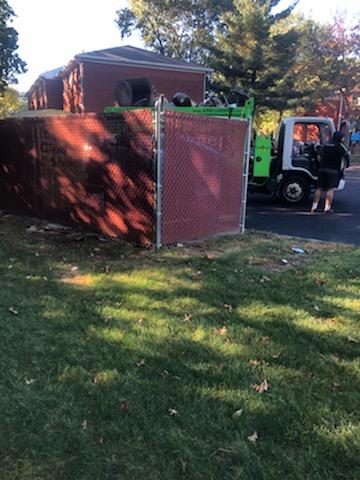<p>Our crew removing the items left by tenants. </p>